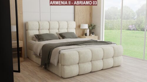 0001z Boxspringbett Boucle