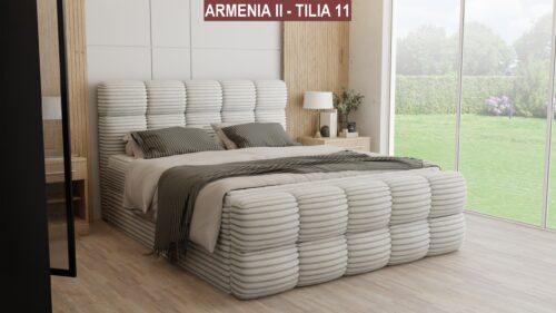 0004zz Boxspringbett Boucle