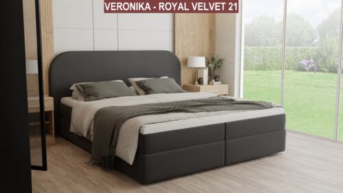 1_0001 Boxspringbett Boucle