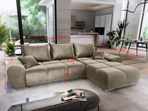 Ecksofa Karo mit Schlaffunktion