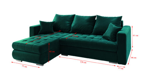 Ecksofa Enzo mit Schlaffunktion