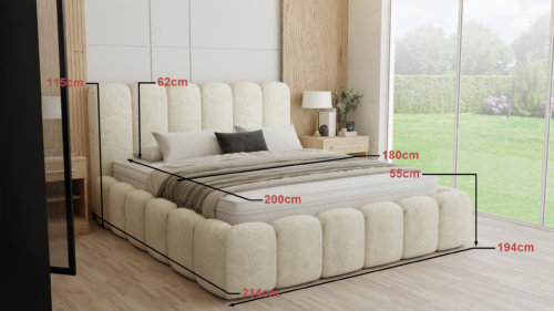 Polsterbett Barbara Metallrahmen