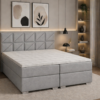 Hellgrau Boxspringbett Sophie